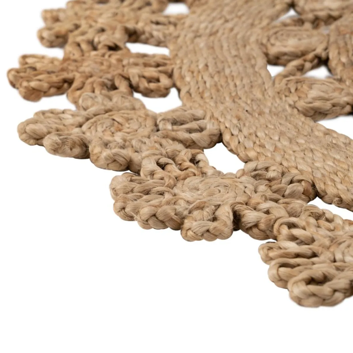 Sale MyMobel Alfombra natural yute decoración 120 x 120 cm