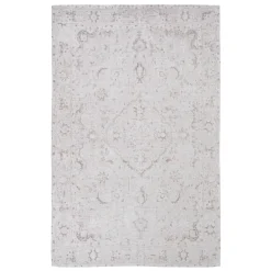 New MyMobel Alfombra taupe poliester-algodón 160 x 230 cm 310608442
