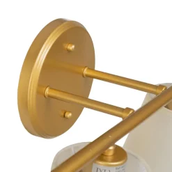 Hot MyMobel Aplique pared oro metal-tejido moderno 82 x 20 x 25 cm