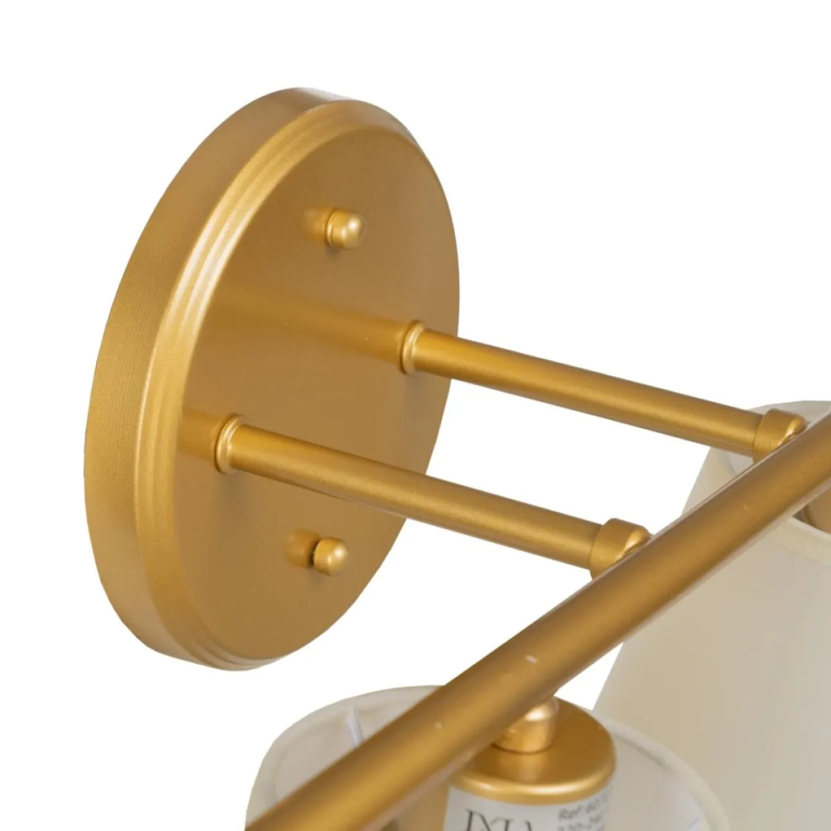 Hot MyMobel Aplique pared oro metal-tejido moderno 82 x 20 x 25 cm