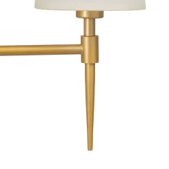 Hot MyMobel Aplique pared oro metal-tejido moderno 58 x 20 x 31,50 cm