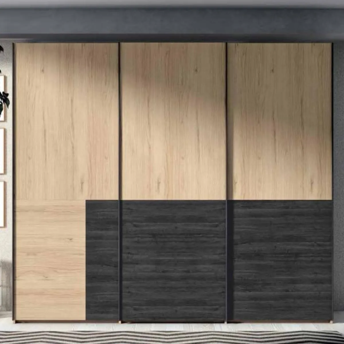 Best MyMobel Armario 3 puertas correderas BARI 65