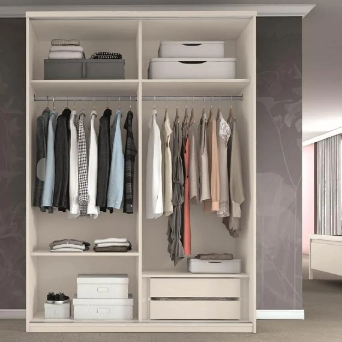 Best MyMobel Armario 2 puertas correderas MESINI 353