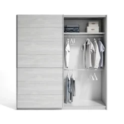 Outlet MyMobel Armario de puertas correderas gris EMEROT