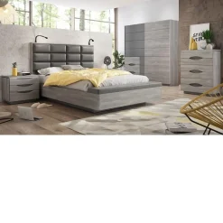 Outlet MyMobel Armario de puertas correderas gris EMEROT