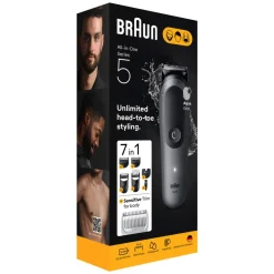 Clearance MyMobel BARBERO-CORTAPELO BRAUN AIO5520 S5 GROCERY 7EN1 AUT.120MIN