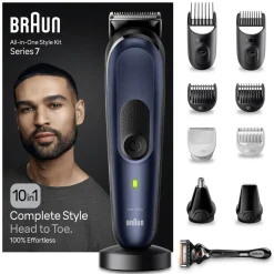 New MyMobel BARBERO-CORTAPELO BRAUN MGK7421 10EN1 C-CUCHILLA+NARICERO