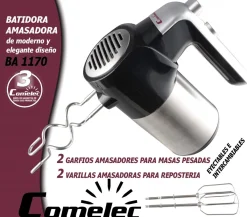 Best MyMobel BATIDORA AMASADORA COMELEC BA1170 300W NGO-INOX