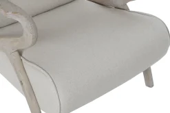 Fashion MyMobel Butaca abeto poliester 67x80x85 beige
