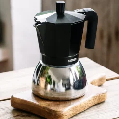 Sale MyMobel CAFETERA ITALIANA MONIX M863009 INDUCTION INOX 9 TAZAS BLACK