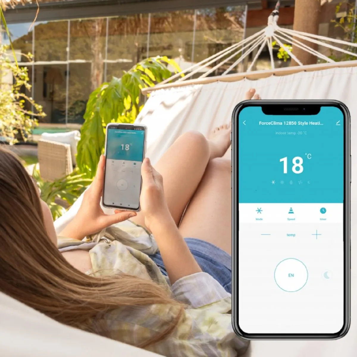 Online MyMobel Cecotec Aires acondicionados portátiles ForceClima 12850 Style Heating Connected