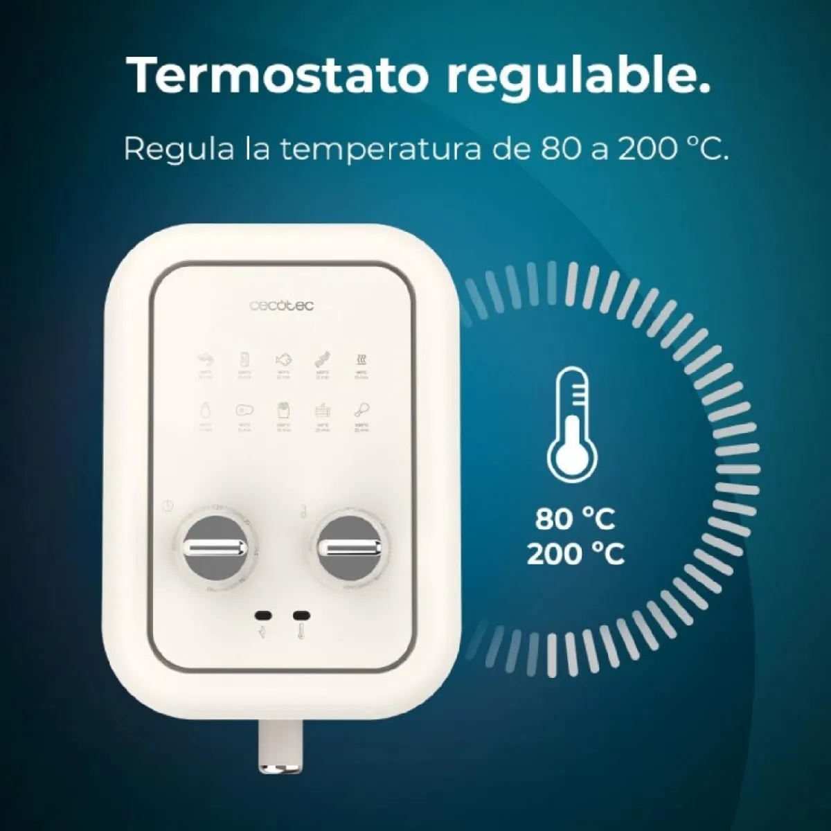 New MyMobel Cecotec Freidoras sin aceite Freidora de aire Cecofry Antique 5000