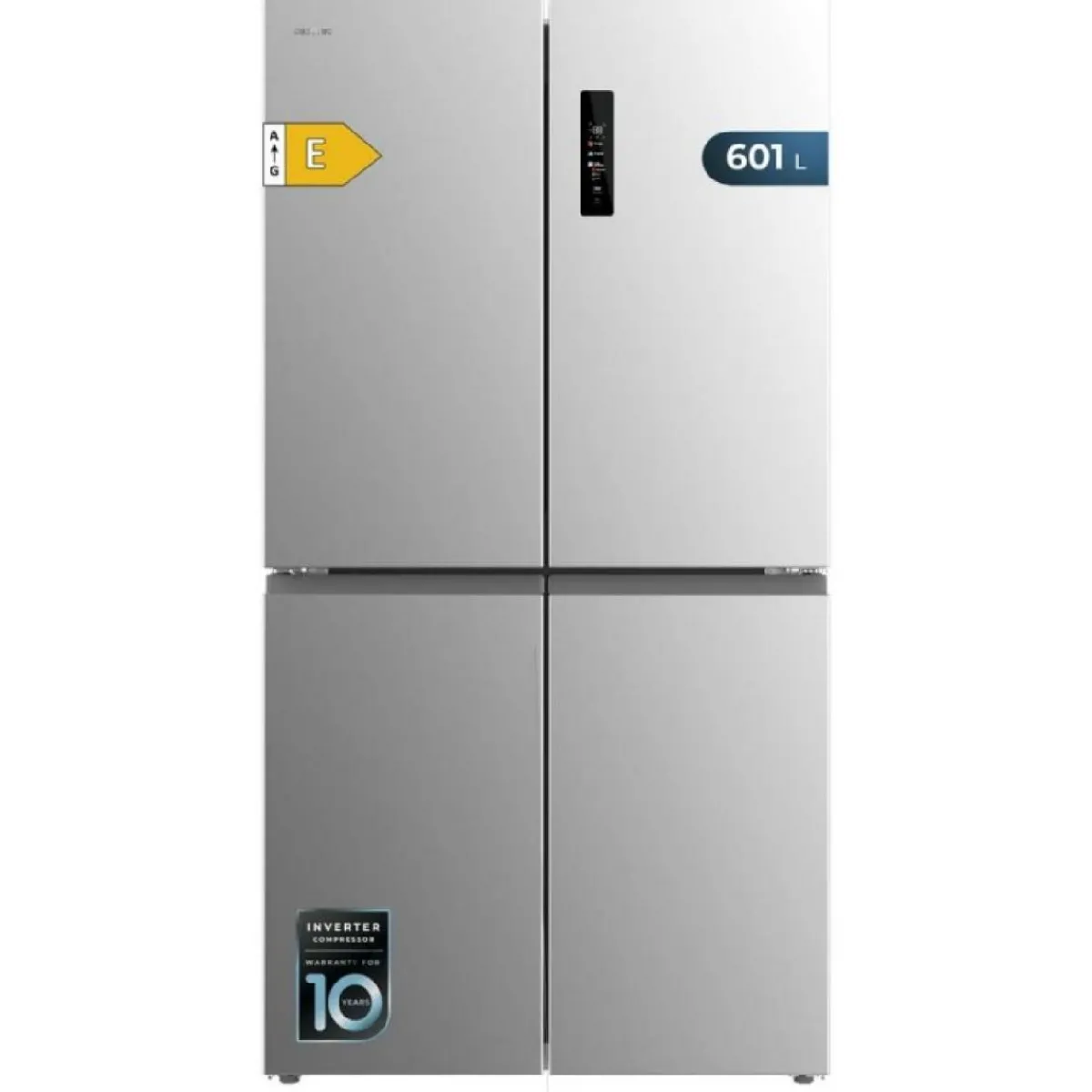Fashion MyMobel Cecotec Frigoríficos 4 puertas Bolero CoolMarket 4D 601 Inox E