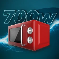 New MyMobel Cecotec Microondas solo Microondas 20l proclean 3010 retro red