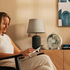 Online MyMobel Cecotec Ventiladores de sobremesa EnergySilence 400 RetroDesk Beige