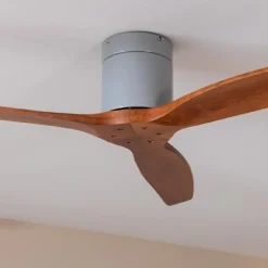 Hot MyMobel Cecotec Ventiladores de techo sin luz EnergySilence Aero 5500 Aqua IronDarkWood Connected