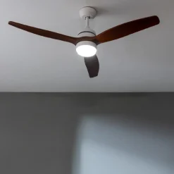 Best MyMobel Cecotec Ventiladores de techo con luz EnergySilence Aero 5275 White&BlackWood