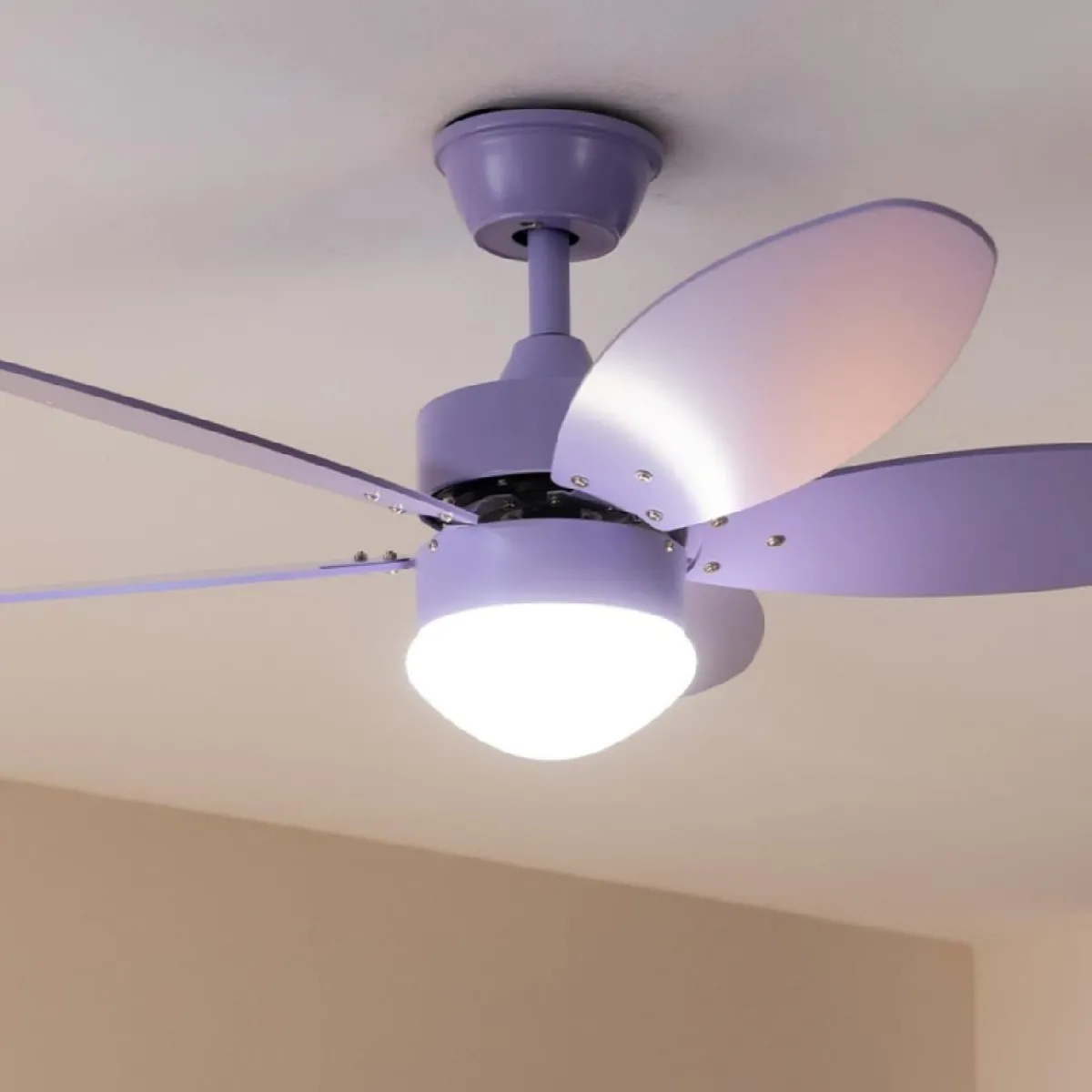 Best MyMobel Cecotec Ventiladores de techo con luz EnergySilence Aero 4260 Full Purple