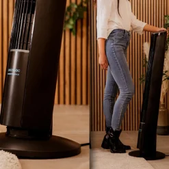 New MyMobel Cecotec Ventiladores de torre EnergySilence 9250 Skyline Smart Tilt