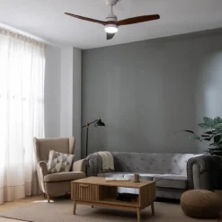Best MyMobel Cecotec Ventiladores de techo con luz EnergySilence Aero 5275 White&BlackWood