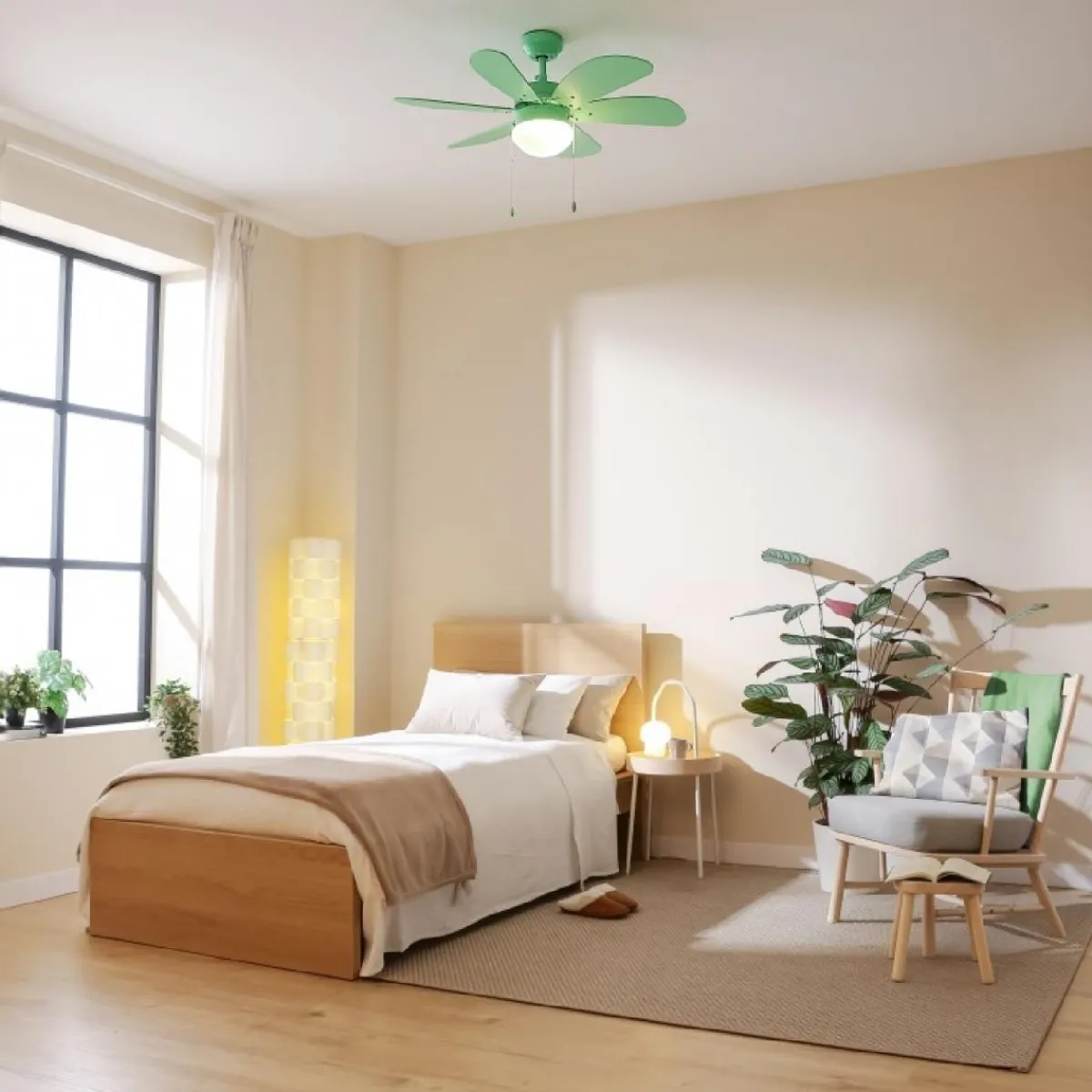 Online MyMobel Cecotec Ventiladores de techo con luz EnergySilence Aero 3600 Vision Full Green