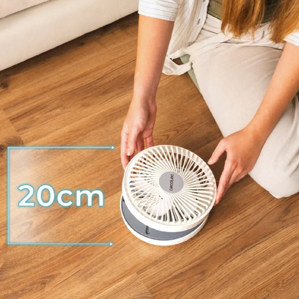 New MyMobel Cecotec Ventiladores telescópicos EnergySilence 800 FoldAir Portable