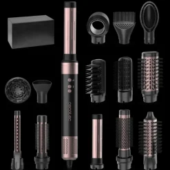 Outlet MyMobel CEPILLO MOLDEADOR CECOTEC 00251 BAMBA CERAMICCARE 14IN1 AIRGLAM BLACK 1400W