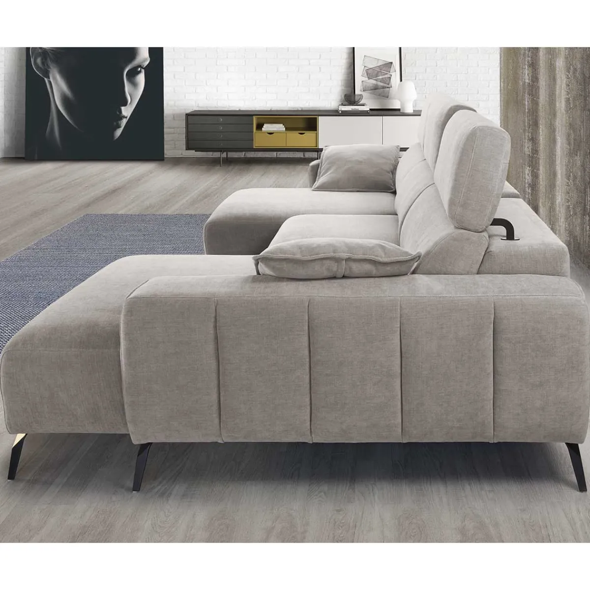 Outlet MyMobel Chaiselongue ARCADY Derecha vista de frente