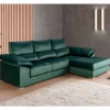 Discount MyMobel Chaiselongue KARPEL Chaiselongue vista de frente derecha