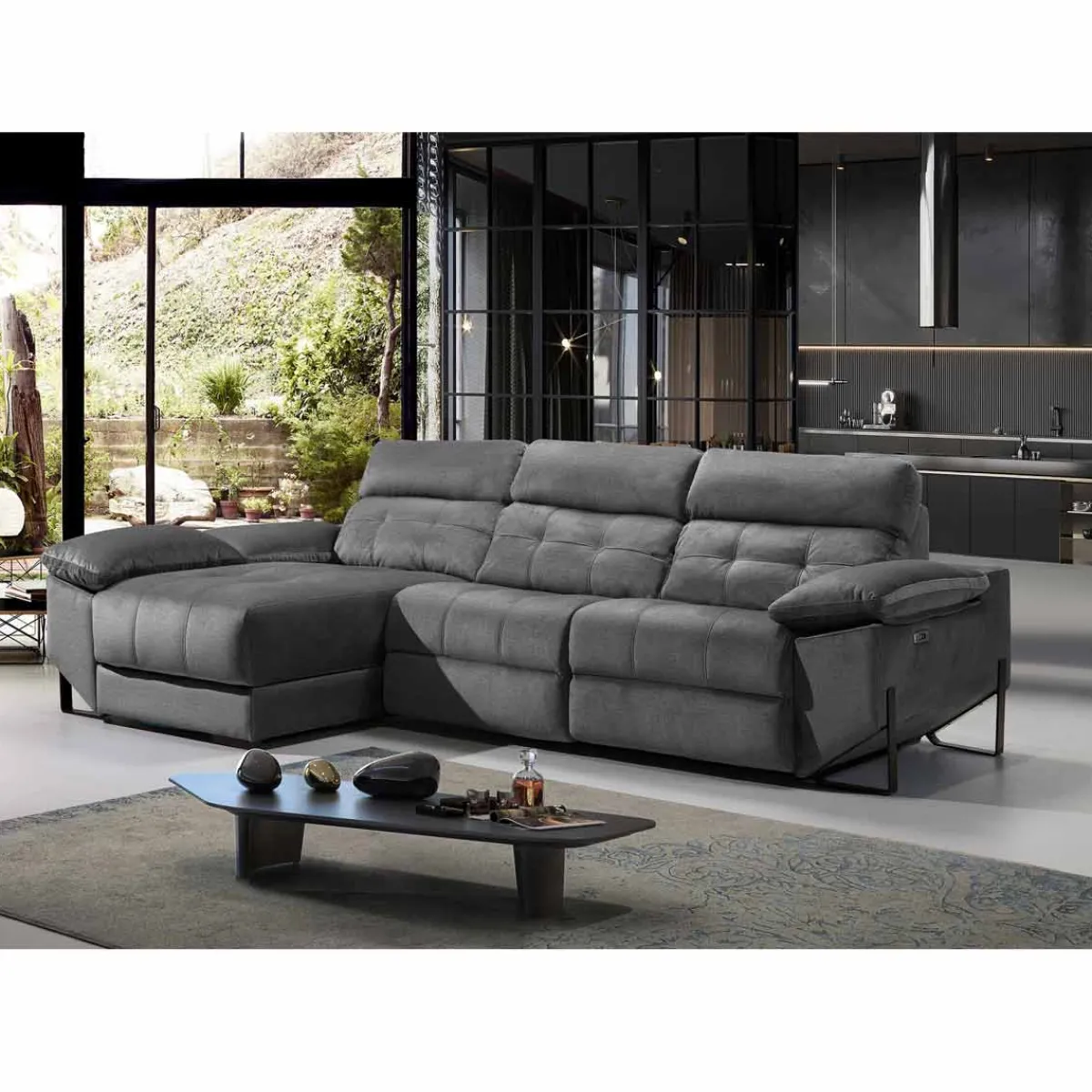 Fashion MyMobel Chaiselongue SIUR Izquierda vista de frente