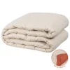 Hot MyMobel Colcha reversible beige-teja microfibra 270 x 280 cm