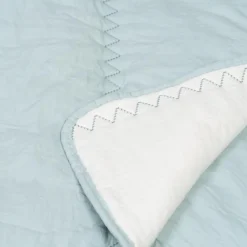 Sale MyMobel Colcha reversible crema-azul microfibra 270 x 280 cm