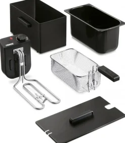 New MyMobel FREIDORA PRINCESS 182727 3L INOX PINTADO NEGRO