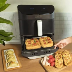 Fashion MyMobel FREIDORA SIN ACEITE CECOTEC 03282 CECOFRY FOODCOURT 11000 11L (2 CAJONES) DOBLE RESIST.