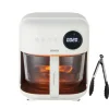 New MyMobel FREIDORA SIN ACEITE SOGO FRE-SS-10870 4,5L DIGITAL CRISTAL C-PINZAS