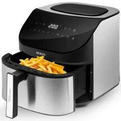 Sale MyMobel FREIDORA SIN ACEITE SOGO FRE-SS-10875 8L DIGITAL INOX C-PINZAS