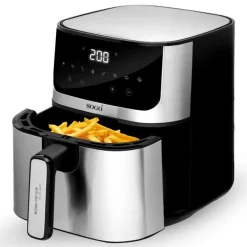 Fashion MyMobel FREIDORA SIN ACEITE SOGO FRE-SS-10880 5L DIGITAL INOX C-PINZAS