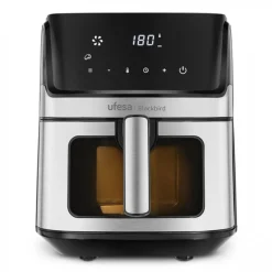 Fashion MyMobel FREIDORA SIN ACEITE UFESA 72805716 BLACKBIRD 6,5L INOX VENTANA Y LUZ