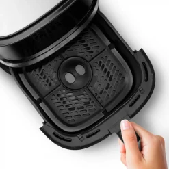 Fashion MyMobel FREIDORA SIN ACEITE UFESA 72805716 BLACKBIRD 6,5L INOX VENTANA Y LUZ
