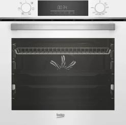 Clearance MyMobel HORNO BEKO BBIE18300W MULTIF.6 A HIDROLISIS GUIA TELESC. BCO.