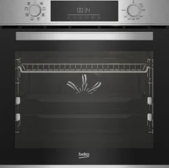 Discount MyMobel HORNO BEKO BBIM12301X MULT.8 A 3D 72L 2.GUIAS TELESC. HIDROLISIS INOX
