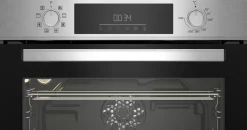 New MyMobel HORNO COMPACTO BEKO BBCM12300X MULTIF.8 3D GUIA TELESC. HIDROLISIS INOX