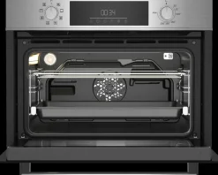 New MyMobel HORNO COMPACTO BEKO BBCM12300X MULTIF.8 3D GUIA TELESC. HIDROLISIS INOX