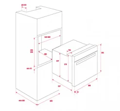 Best MyMobel HORNO TEKA HSB610BK MULTI.6 A 70L NGO 41560114