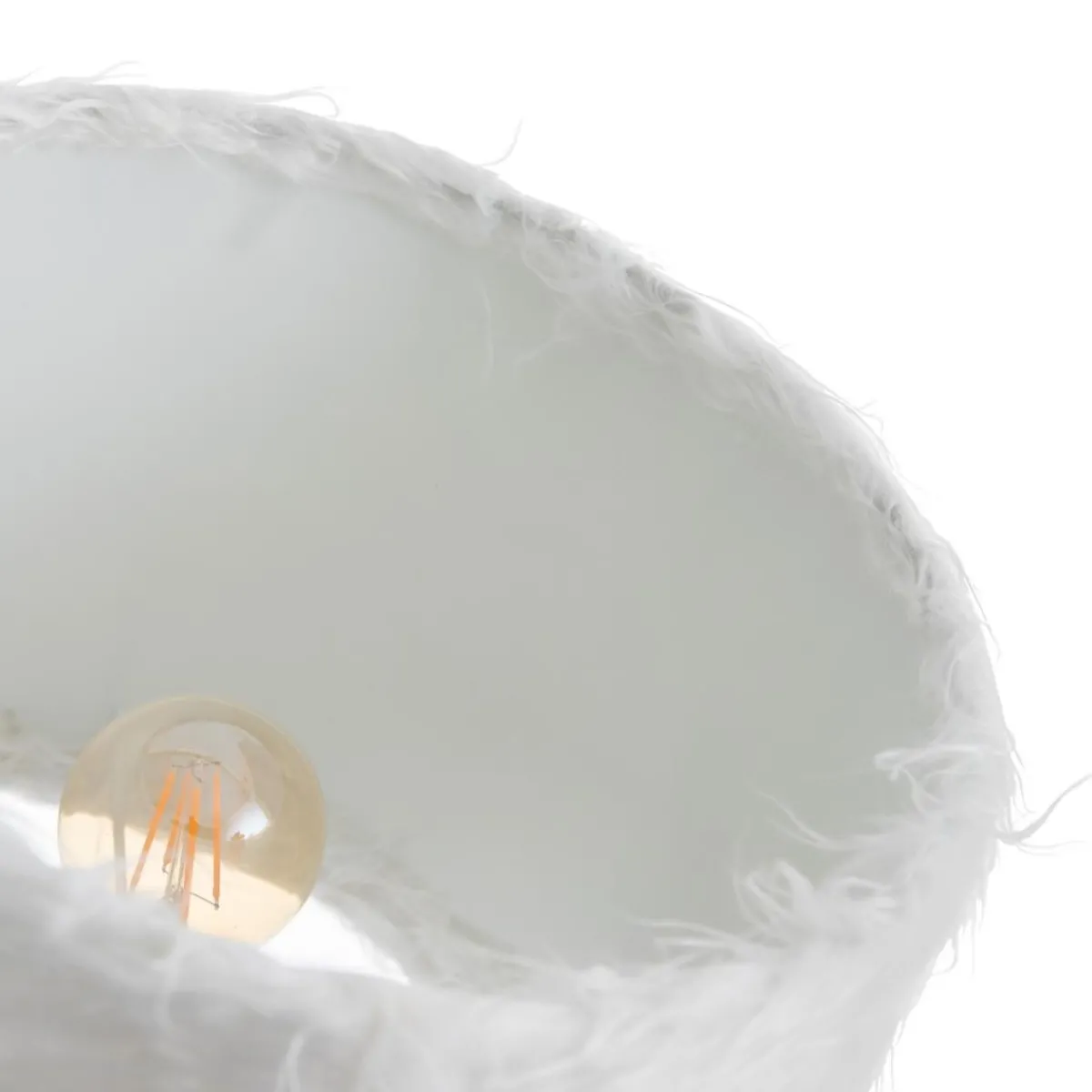 Best MyMobel Lámpara mesa animal blanco poliresina 61 x 26 x 55 cm