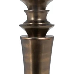 Hot MyMobel Lámpara mesa bronce tejido-metal 41 x 41 x 88,50 cm