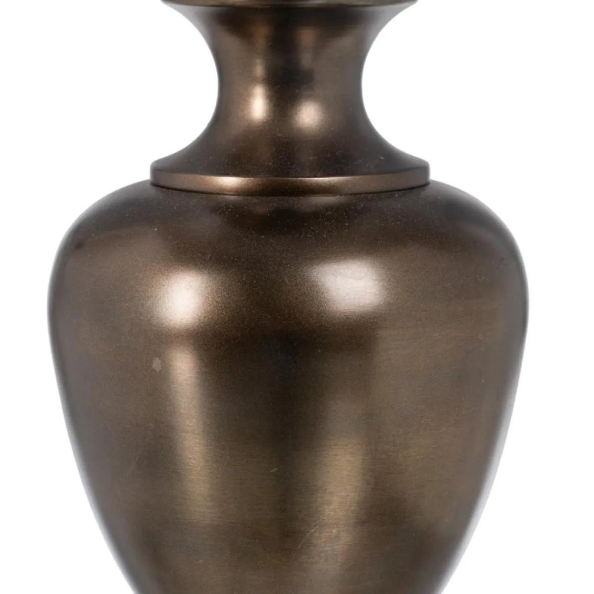Best MyMobel Lámpara mesa bronce tejido-metal 33 x 33 x 66 cm