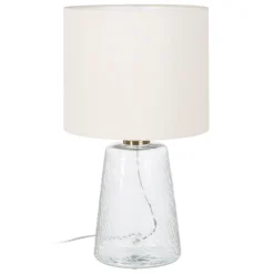 Sale MyMobel Lámpara mesa cristal-metal iluminación 35 x 35 x 63 cm