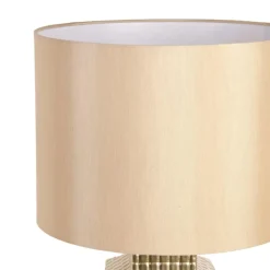 Online MyMobel Lámpara mesa dorado cerámica-tejido 36 x 36 x 46 cm