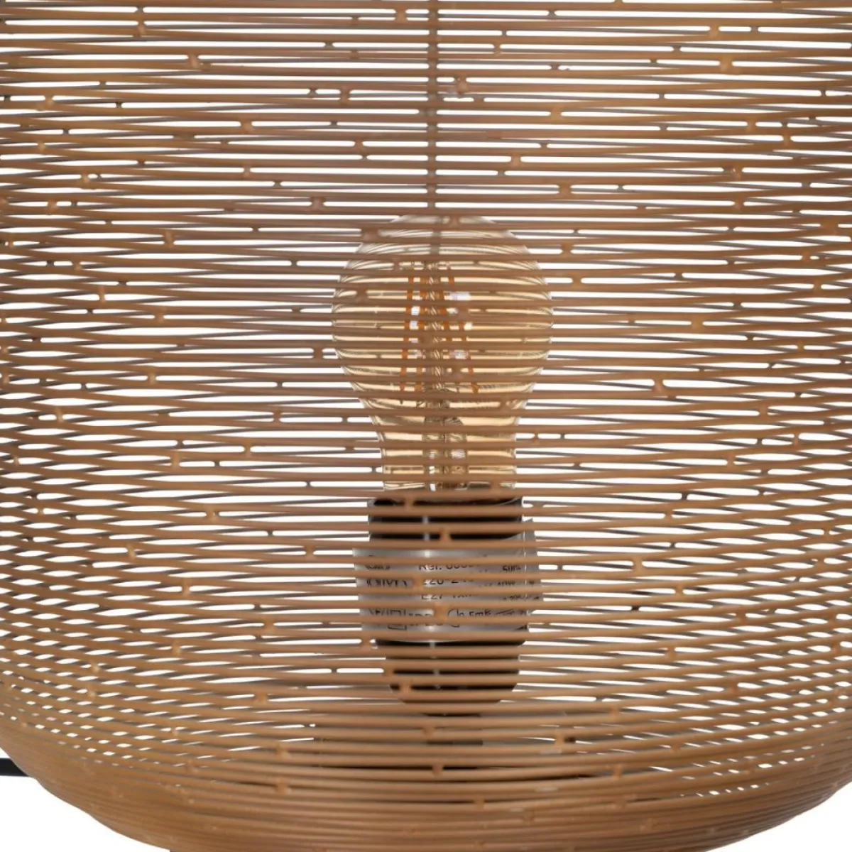New MyMobel Lámpara mesa oro metal iluminación 28 x 28 x 57 cm